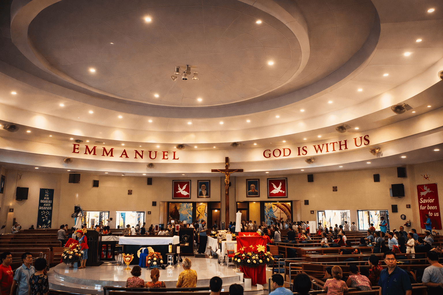 Gereja Katolik Sts. Peter & Paul Mukah — lambang keharmonian budaya dan agama di Mukah.